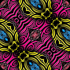 Seamless pattern Traditional Indonesian batik for decorating tile designs, walls, floors and commercial textile products