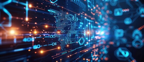 Fototapeta premium Advanced Digital Healthcare Platform Connecting Patients and Providers for Remote Healthcare Services