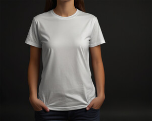 Minimalist T-Shirt Mockup Backgrounds for AI Design | Versatile Blank T-Shirt Backgrounds for Mockup Creations | Sleek T-Shirt Mockup AI Backgrounds for Designers | Creative Blank Canvas: T-Shirt Mock