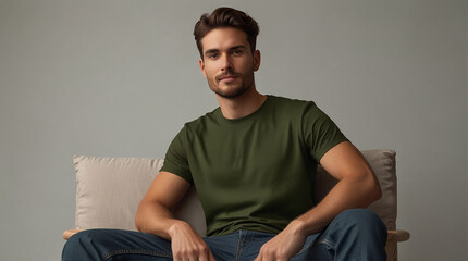 Minimalist T-Shirt Mockup Backgrounds for AI Design | Versatile Blank T-Shirt Backgrounds for Mockup Creations | Sleek T-Shirt Mockup AI Backgrounds for Designers | Creative Blank Canvas: T-Shirt Mock