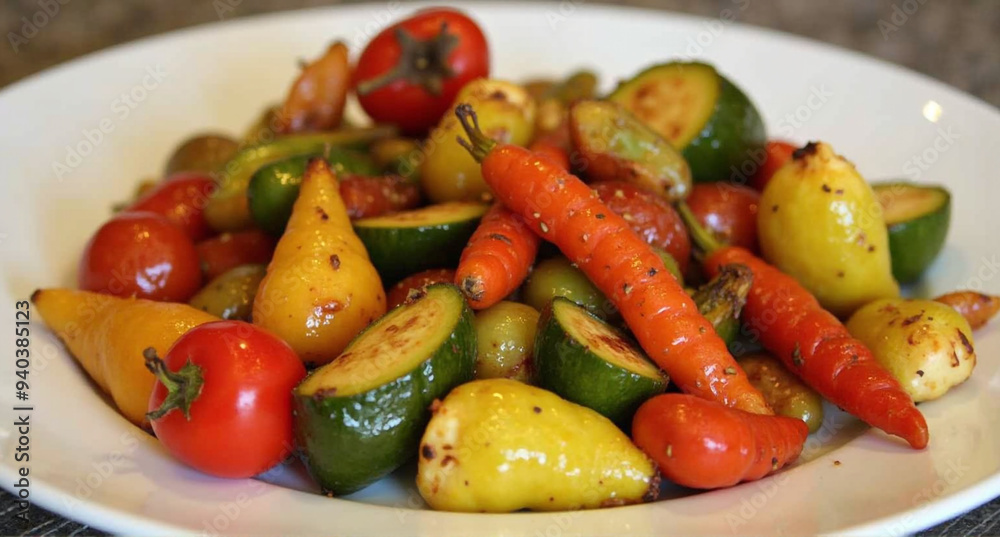 Canvas Prints salad with vegetables