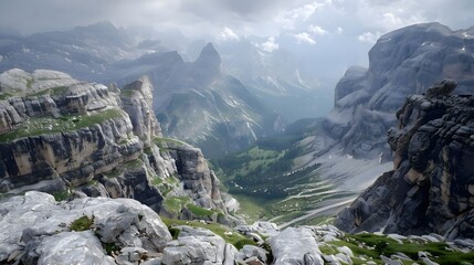 Majestic Mountain Panorama
