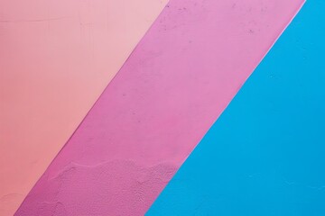 Abstract background of pink, purple and blue colors on a wall.