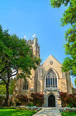 Highland Park United Methodist Church at Southern Methodist University in Dallas - Texas, United States