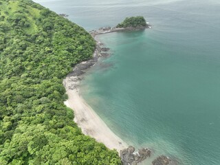 Aerial View of Coco Beach in Guanacaste, Costa Rica