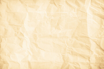 Crumpled brown paper texture. Abstract background and texture for design.