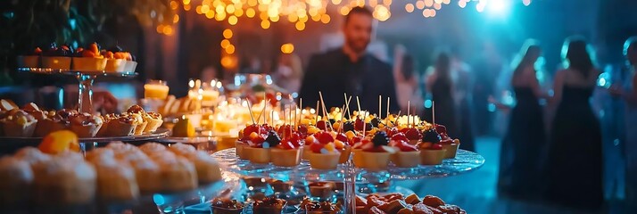 Delicious Dessert Buffet at a Party - Photo