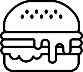 Burger Outline Icon