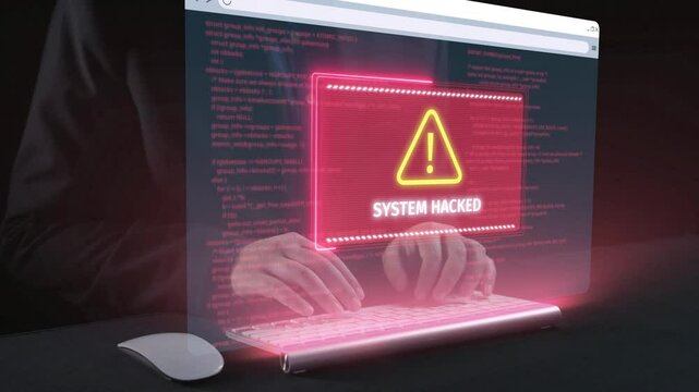Business person identifies vulnerabilities cyber security to prevent hacks. Learn how to safeguard systems against hackers with effective security measures and hack-proof strategies UUID