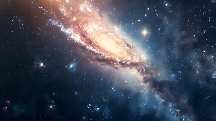 Cosmic Spiral Galaxy