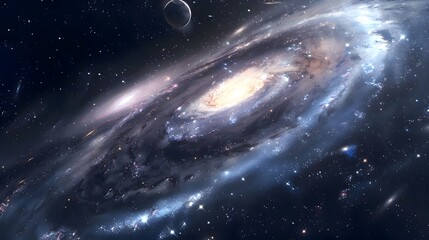 Cosmic Spiral: A Majestic View of the Milky Way