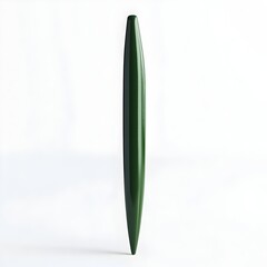 Fototapeta premium Photograph of a Green Letter Opener Standing Upright at the Center Isolated on a Clean White Background