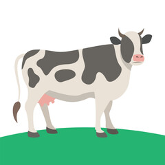 Detailed Cattle Vector Graphics for Farming Design