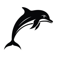 dolphin silhouette vector