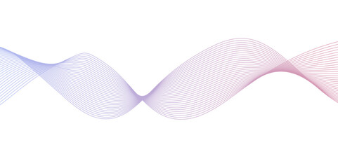 Abstract carve wave line blend blue glowing flow dynamic technology digital soundwave minimal isolated. frequency web and noise gradient science futuristic creative texture background.