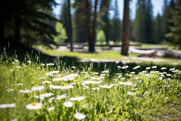 Wildflowers in a Sunny Meadow