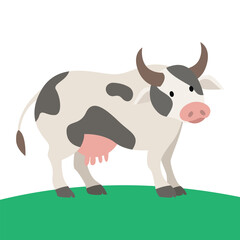 Detailed Cattle Vector Graphics for Farming Design