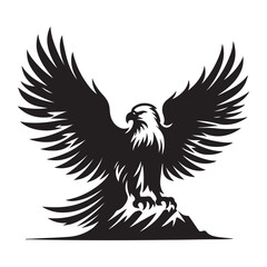vector,eagle silhouette