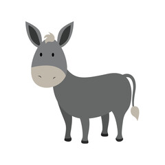 Charming Donkey Vector Art for Creative Projects