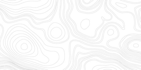 Fototapeta premium Geographic line map with elevation assignments. Vector topographic map background. Business concept. Abstract vector illustration.