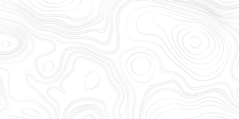 Geographic line map with elevation assignments. Contour background geographic grid. Vector illustration.