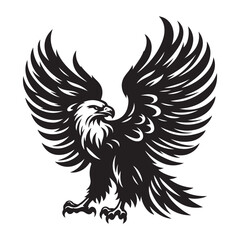 Fototapeta premium vector,eagle silhouette