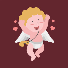 Cupid the God of Love, Valentine’s Day Design