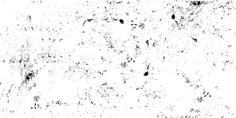 scuffs, chips, stains, ink spots, lines. Dark design, Monochrome particles abstract texture. Background of cracks,