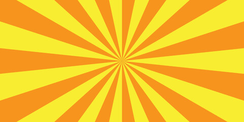 Sunburst beam light vintage shine and graphic summer explosion pattern. red and orange bright sunrise isolated glow striped texture background.	
