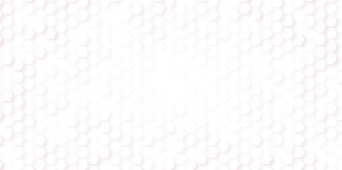 Design with light and shadow, white paper patterns geometric background. Grid seamless pattern. Hexagonal graphic design.