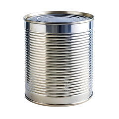 Tin Can isolated on transparent background