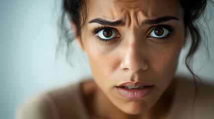 Fototapeta premium portrait of a depressed woman