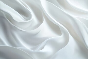 Fototapeta premium Abstract Draped White Fabric Texture