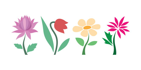 Diverse Floral Vector Collection for Creative Design