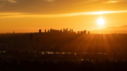 Fototapeta premium Vancouver city view
