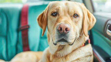 Family Road Trip with Pets Enjoying the Ride on Scenic Highway   Complete Adventure with Deep Depth of Field