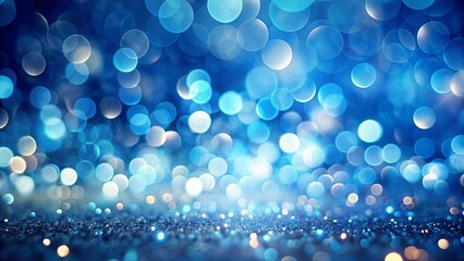 Abstract background in shades of blue with blurred lights and bokeh effects, abstract, background, blue, blurred, lights, bokeh