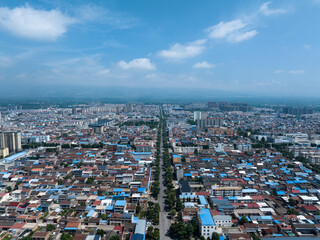 Obraz premium view of city,named yuncheng,shanxi