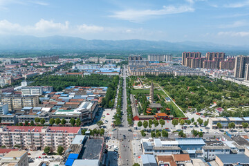 view of city,named yuncheng,shanxi