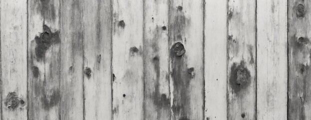 Rustic black and white wooden surface with weathered, aged appea
