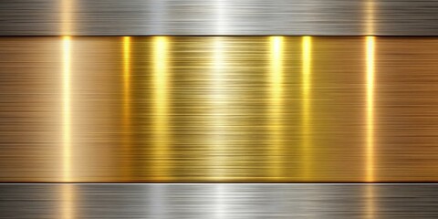 Metallic surface with a shiny chrome and gold alloy texture , metal, electric, metallic, chromium, alloy, gold, reflective
