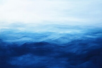 Fototapeta premium Gradient of blues, a mesmerizing background painting a serene canvas of soothing hues , ai