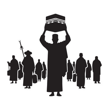 hajj vector man