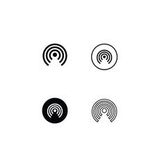 round icon design for business