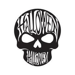 Fototapeta premium halloween Day typography vector design