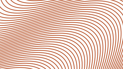 Orange abstract background with blue curve line vector image