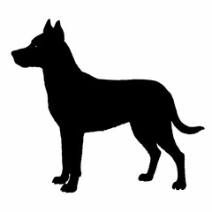 dog silhouette, dog vector art ,dog svg