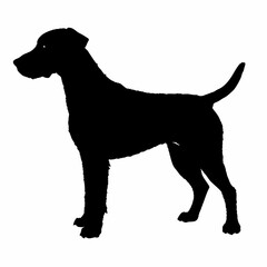 dog silhouette, dog vector art ,dog svg