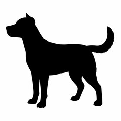 dog silhouette, dog vector art ,dog svg
