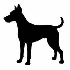 dog silhouette, dog vector art ,dog svg